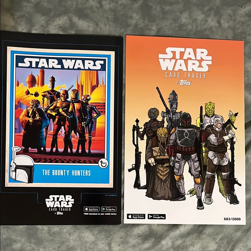 Star Wars Both Posters Bounty Hunters 11x17 2017 Limi… - Gem